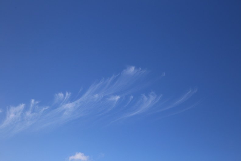 Sky Blue White Clouds 023
