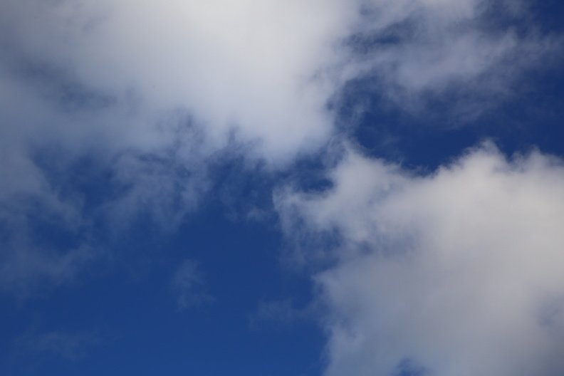 Sky Blue White Clouds 021